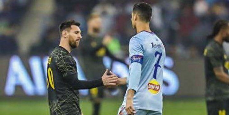 مسی برنده آخرین تقابل احتمالی با رونالدو | پیروزی پاری سن ژرمن برابر ستارگان عربستان در بازی ۹ گله