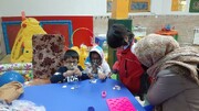 استعدادیابی کودکان روشندل در مرکز «باغچه حواس»