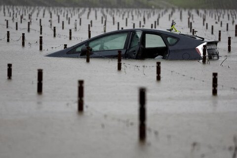 کالیفرنیا غرق شد