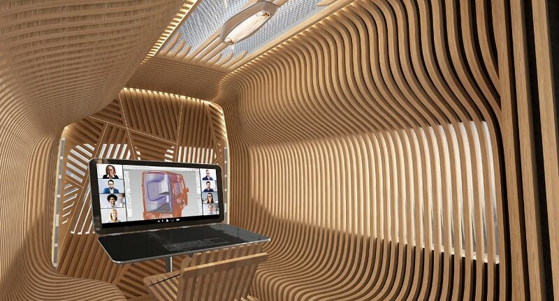 تصاویری از یک کاروان با طراحی داخلی عجیب | الهام از معماری ژاپنی