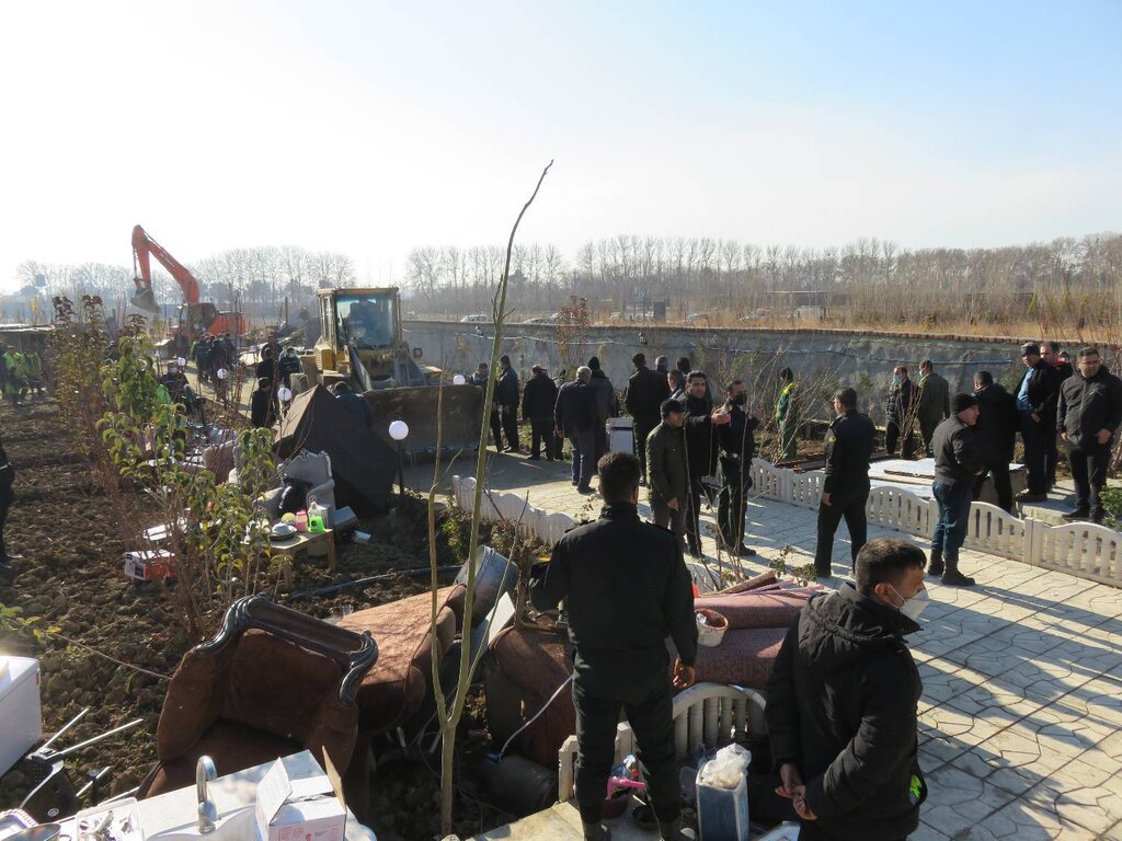 تخریب ۹ ویلای غیرمجاز در جنوب غرب تهران