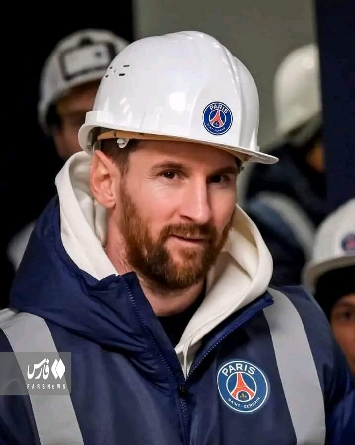 تصاویر | لیونل مسی واقعا مهندس شد!