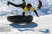 تصاویر | هیجان و آدرنالین در «پیست اسکی بارده»