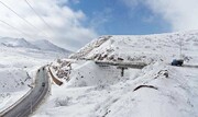 ببینید | ساعتی قبل رخ داد ؛ طوفان وحشتناک برف در زرینه کردستان