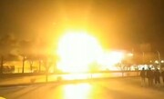 ببینید | لحظه هولناک انفجار یک مرکز نظامی در اصفهان | واکنش مردم را ببینید