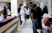 ببینید | شلوغی بیمارستان‌ ها در خوی پس از وقوع زلزله