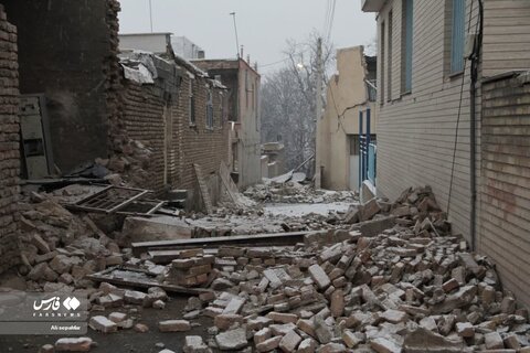 خوی، صبح بعد از زلزله