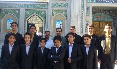 نوای خوش تواشیحخوانی پسران شمسالهدی