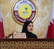 تصاویر | این زن نایب رئیس مجلس قطر است | پوشش این زن و رایزنی‌هایش با هیات ایرانی را ببینید