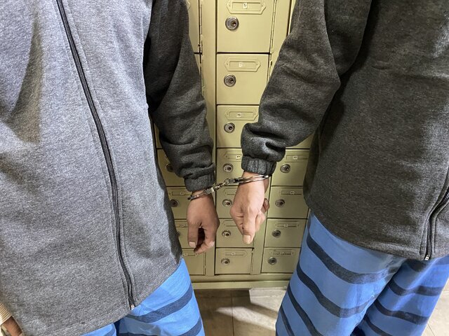 دو متهم دستگیر شده