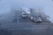 ببینید | مه گرفتگی غلیظ در فرودگاه مهرآباد | پروازهای بامدادی متوقف شد