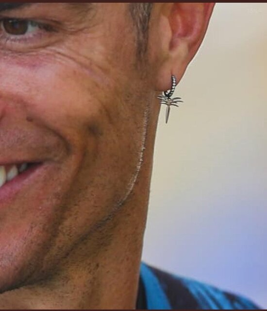 عکس| تغییر مهم در چهره رونالدو به احترام مردم عربستان | نماد عربستان روی صورت کریس!