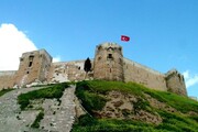ببینید | این اثر تاریخی در زلزله شدید ترکیه با خاک یکسان شد | ویرانه های قلعه را ببینید