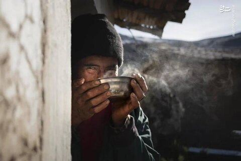 یک کارگر در سرمای پرو
