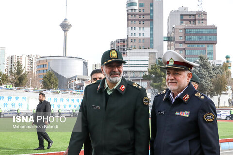 رزمایش پلیس بزرگراه با حضور سردار رادان کلید خورد