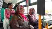 ببینید |‌ لحظه آغاز بکار اتوبوس‌های ویژه زنان در پاکستان |‌ واکنش مسافران در اتوبوس‌های صورتی