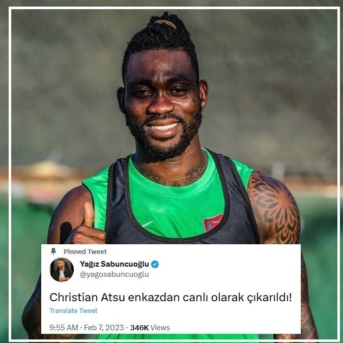 شانس زندگی دوباره به ستاره فوتبال در زلزله ترکیه | نجات معجزهآسا از زیر آوار