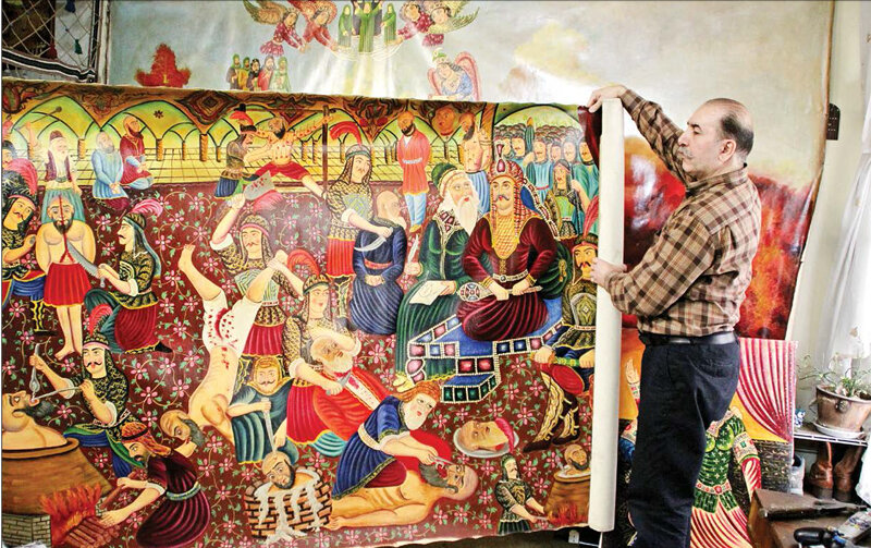 نقاشی قهوهخانهای؛ هنر روبه فراموشی