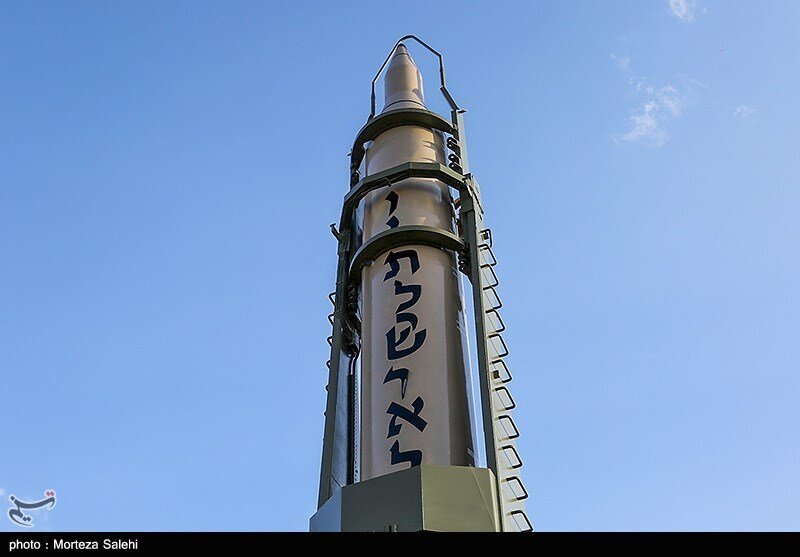 عکس | نوشته روی موشک ایرانی به زبان عبری