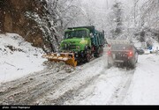 برف راه ۲۵۰ روستای الیگودرز را مسدود کرد
