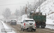 تصاویر | برف شدید در تهران و تلاش نیروهای شهرداری از صبح امروز