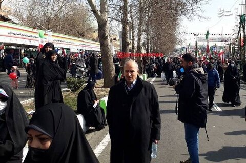 چه شخصیت هایی در راهپیمایی ۲۲ بهمن حضور داشتند؟ مهدي تاج