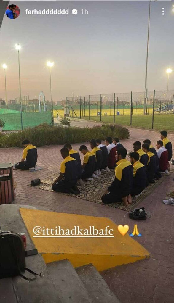 عکس | فرهاد مجیدی اقدام دسته‌جمعی شاگردانش را به تصویر کشید |‌ استوری متفاوت سرمربی ایرانی در امارات