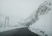 آغاز بارش برف در ایران | بارش شدید برف در این شهر را ببینید