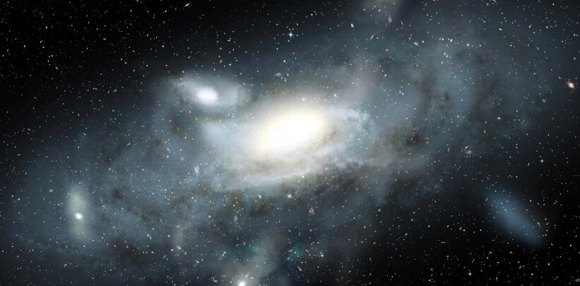تصویر هنری از کهکشان راه شیری