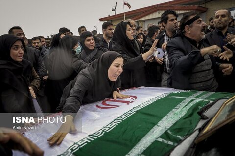 وداع تلخ مردم و خانواده های داغدیده با ۳ ورزشکار فوت شده در زلزله ترکیه