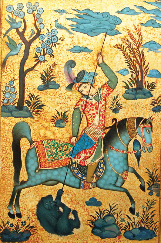 نمایشگاه هنر در مجتمع تجاری پر رفت و آمد | هنر ایرانی در جهان محبوب است