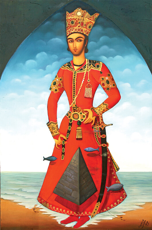 نمایشگاه هنر در مجتمع تجاری پر رفت و آمد | هنر ایرانی در جهان محبوب است