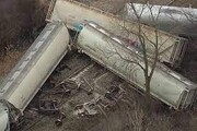 ببینید | حادثه‌ای جدید برای قطار حامل مواد سمی در آمریکا