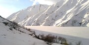 عکس | این دریاچه زیبای ایران پس از ۶ سال دوباره یخ زد