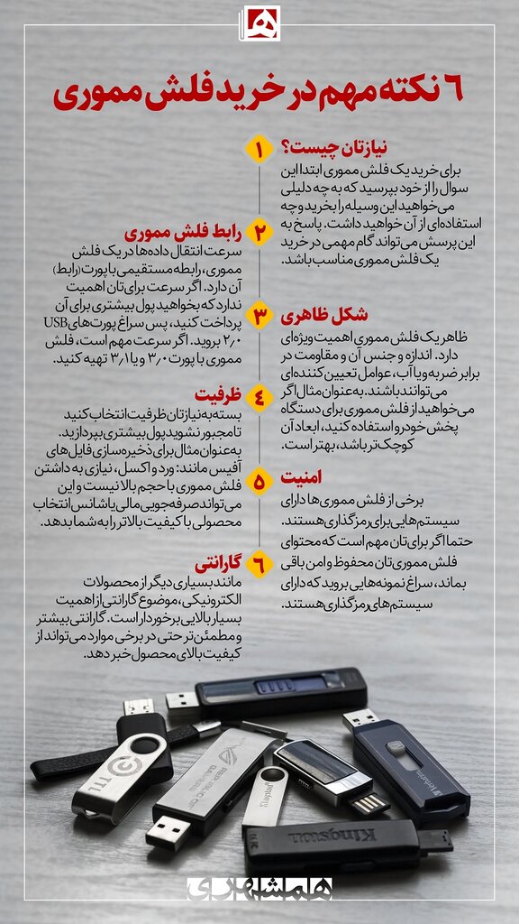 ۶ نکته مهم که در خرید فلش مموری | بیجهت گران یا ارزان نخرید