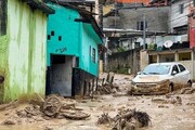ببینید | سیل هولناک در برزیل ؛ ده‌ها نفر ناپدید شدند