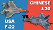 اینفوگرافیک | مقایسه جنگنده‌های F-22 و J-20