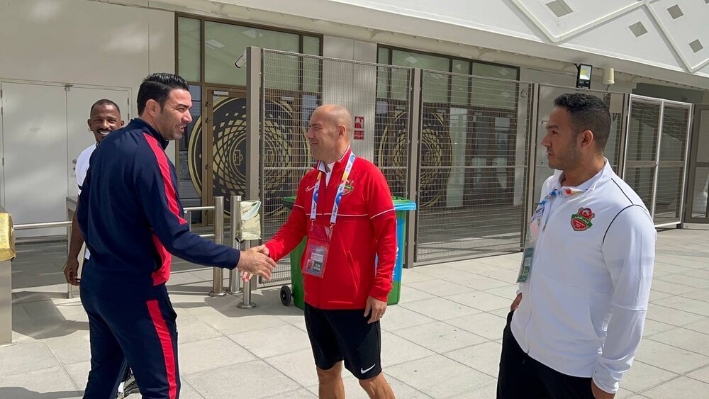 عکس | ملاقات جواد نکونام با کاشف برنده بعدی توپ طلا!