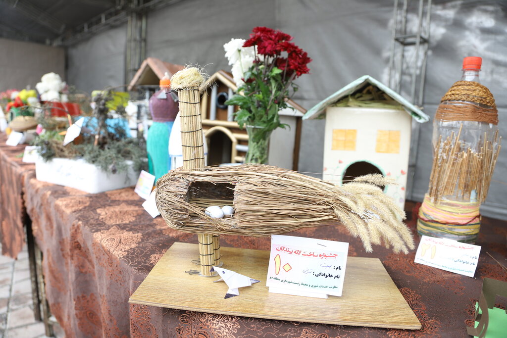پرواز از آشیانه مهربانی | لانههای دستساز در جشنواره بوستان شقایق