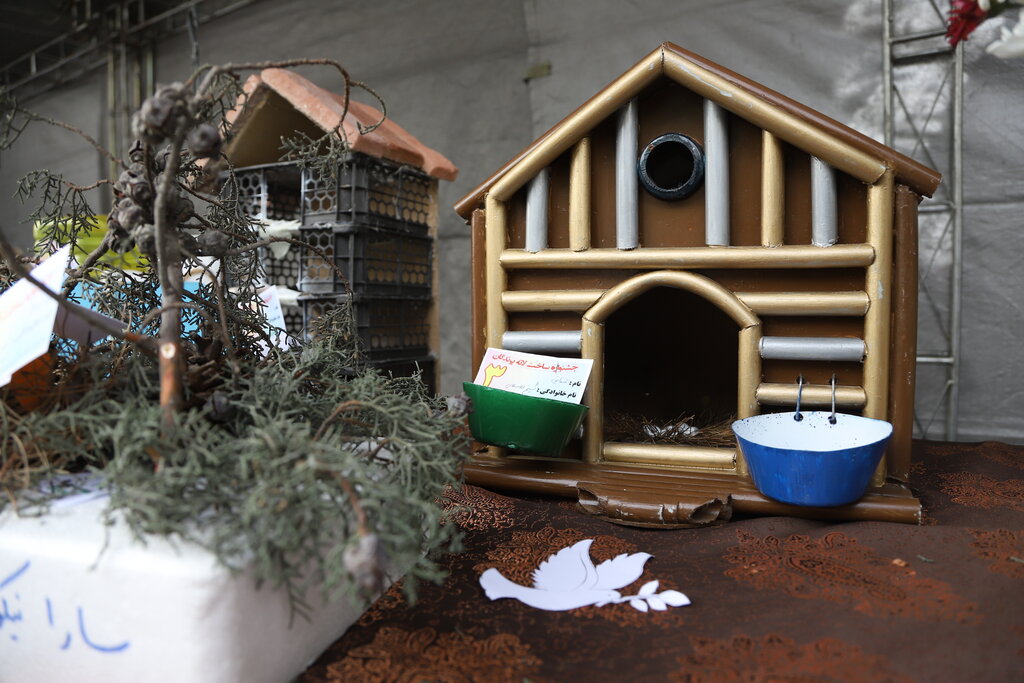 پرواز از آشیانه مهربانی | لانههای دستساز در جشنواره بوستان شقایق