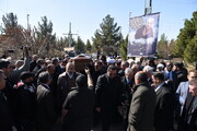 تصاویر ؛ مراسم تشییع و خاکسپاری صلاح زواوی | از بی‌قراری های خانم سفیر تا حضور سخنگوی وزارت خارجه