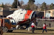 جدیدترین و واضح‌ترین تصاویر سقوط بالگرد وزیر ورزش | وضعیت عجیب هلیکوپتر را ببینید