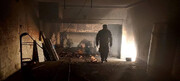 عکس | گریه تلخ همکاران آتش نشانی که در ساختمان ۱۵۳ خیابان بهار شهید شد