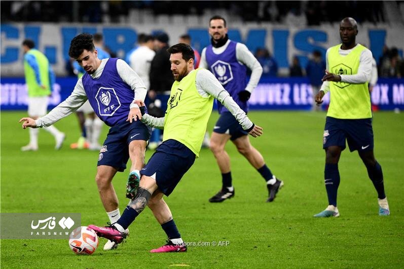 عکس | بمب مسی قبل از الکلاسیکوی فرانسه!