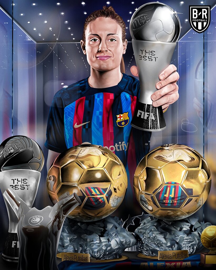 عکس | بهترین فوتبالیست زن جهان | فیفا ستاره بارسلونا را انتخاب کرد