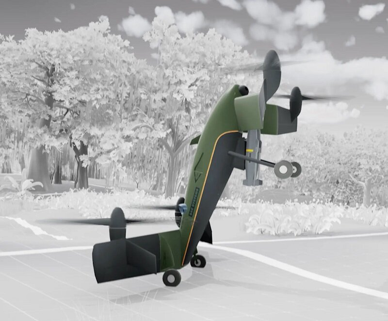 پهپاد تاشو که تیک آف و فرود عجیبی دارد! | عمود پرواز استریکس ۸۰۰ کیلومتر برد پروازی دارد