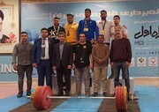 ببینید | رقص کردی وزنه‌برداران در ایلام | کاپ قهرمانی به خوزستان رسید