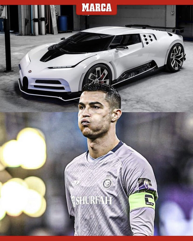 عکس | رونالدو با خودروی لاکچری در عربستان | فقط ۱۰ نفر از این اتومبیل ۸ میلیون یورویی دارند!