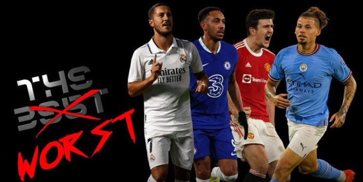 عکس | بدترین بازیکنان فوتبال سال ۲۰۲۲ | سه ستاره مطرح جهان انتخاب شدند!