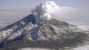 ببینید | لحظه هولناک فعالیت بزرگترین آتشفشان در پرو | صدای مهیب انفجار مردم را وحشت زده کرد